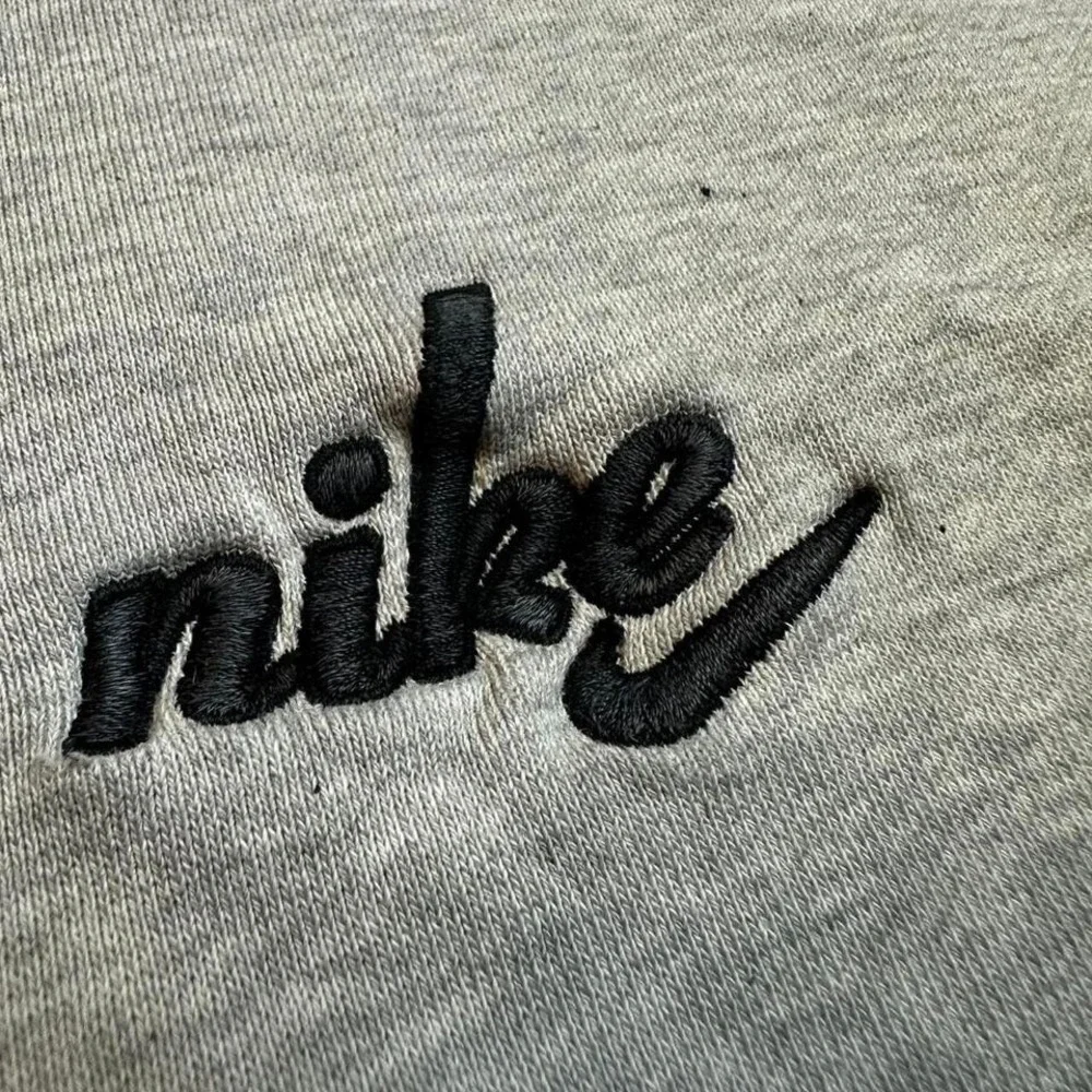 Vintage 90s Nike white tag grey sportswear hoodie‎ size women's XL